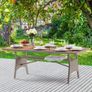 Garden Dining Table 8 person Outdoor Patio Table Image 3