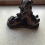 Heriditoes Bronze Cold Cast Resin Pair Boxer Puppies VGC Image 7