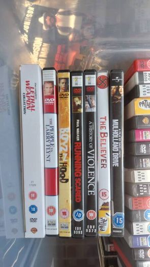 Dvds and blu rays