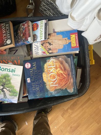 Huge box of Gardening Books