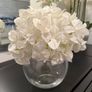 Glass vase with artificial hydrangea Image 2