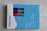 Niceday Flipchart Marker Medium Bullet Assorted Pack of 6 Home Office School College