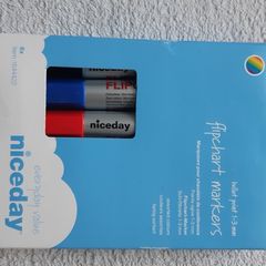 Niceday Flipchart Marker Medium Bullet Assorted Pack of 6 Home Office School College