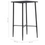 Bar Table Black 60x60x111 cm MDF Image 5