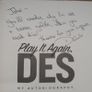 Des Cahill - Play It Again - Signed Book Image 3