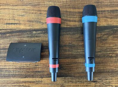 SingStar Wireless Microphones + Receiver (PlayStation)
