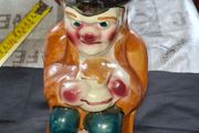 Old Large Character Mug or Jug, Postage Available or Collection, collectible jugs commonly feature characters in 18th-century costumes with a distinct tricorn hat forming the spout