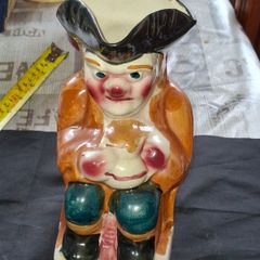 Old Large Character Mug or Jug, Postage Available or Collection, collectible jugs commonly feature characters in 18th-century costumes with a distinct tricorn hat forming the spout