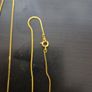 Delicate golden imitation chain Image 5