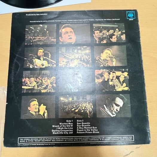 Johnny Cash - At San Quentin vinyl LP original 1969 UK pressing 63629