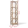 5-Tier Square Bamboo Shelf Image 3