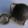 Antique WW1 9ct Gold -Touch Wud ( Tuch Wood ) Lucky Charm With 9ct Gold Arms Image 9
