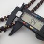 Antique Venetian African Style Eyes & Brown African Glass Beads Necklace Image 4