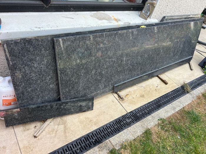 3 granite kitchen counter top