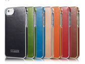iPhone 5/5s/5se Electroplating Leather Back Cover