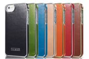iPhone 5/5s/5se Electroplating Leather Back Cover