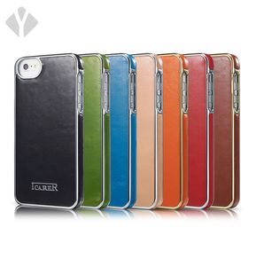 iPhone 5/5s/5se Electroplating Leather Back Cover