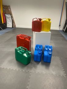 Petrol can Jerry can - Job lot of 6 cans