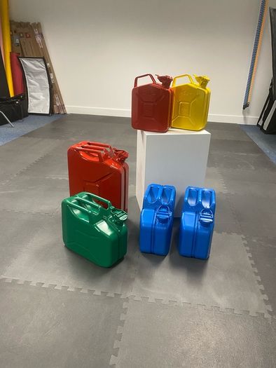 Petrol can Jerry can - Job lot of 6 cans