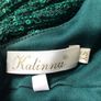 Long halter neck slim emerald green gown Image 9