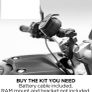 Rider Sat Nav Mount Kit excluding RAM Mount for all  Motorcycle Sat Black Image 5