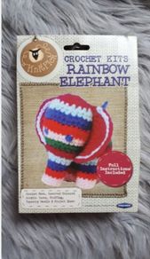 Rainbow Elephant Crochet Kit