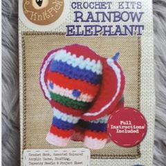Rainbow Elephant Crochet Kit