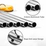 Wind Chimes Outdoor, Garden Wind Chime for Patio Backyard Home Decor 6 Aluminum Alloy Tubes (Silver) Image 5