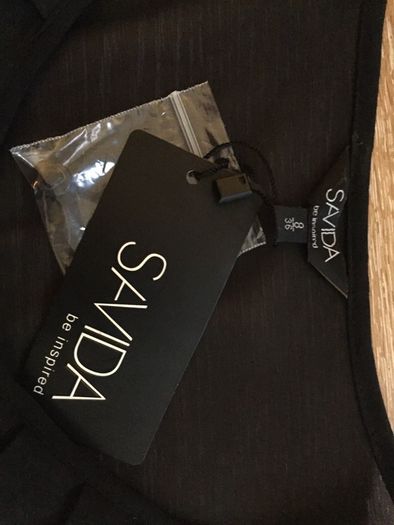 BNWT Savida Black Dressy Top Size 8