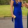 Royal Blue Ty ball/Debs dress Image 3