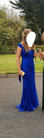 Royal Blue Ty ball/Debs dress