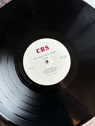 Europe. The final countdown. Zimbabwe release. Vinyl is near mint with sleeve vg+