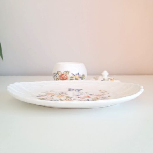 Aynsley Dish + Aynsley Small Trinket Dish + Lid