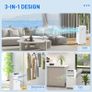 10000 BTU Air Conditioning Unit, 3-in-1 Portable Air Conditioner, Dehumidifier, Cooling Fan with Remote Control, Digital Display, 2 Speeds, 24H Timer, Window Venting Kit, 18m Image 5