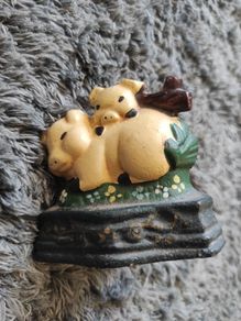 Vintage cast iron door stopper