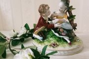Unterweissbach Germany Porcelain Dresden Figurine  Courting Couple  "Young Lovers"