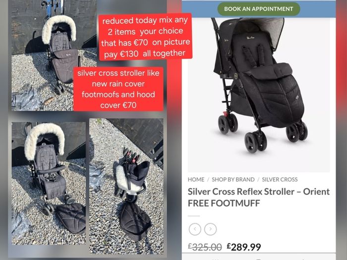 double  and single stroller