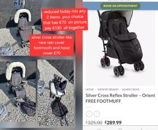 double  and single stroller