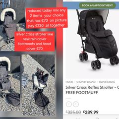double  and single stroller
