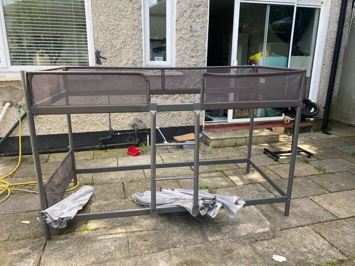 iron bed