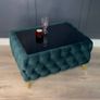 Chesterfield velvet coffe table Image 5