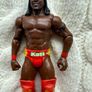 WWE Kofi Kingston Mattel Figure Wrestling Basic Series 10 The New Day Used his left hand is scrolling not fixed Please look at the pictures Image 4