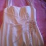 Elegant, simple halter neck wedding dress Image 3