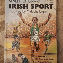Seven-up Book Of Irish Sport 1983. Edited By Malachy Logan.  First Edition Large Volume Paperback In Good Condition.