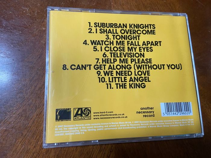 Hard Fi Once Upon a Time in the West CD