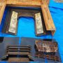 Cast Iron Fireplace with Wooden Surround and Hearth Tiles Image 3