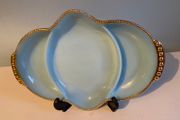 Reduced Retro Fire King  11 inch  long oven ware  compartment dish