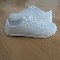 White Leather Barefoot Shoes UK9.5