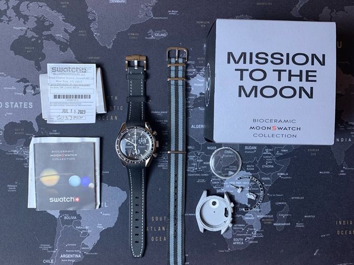 Omega Swatch MoonSwatch Speedmaster Custom Metal Case Mod