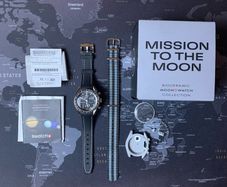 Omega Swatch MoonSwatch Speedmaster Custom Metal Case Mod
